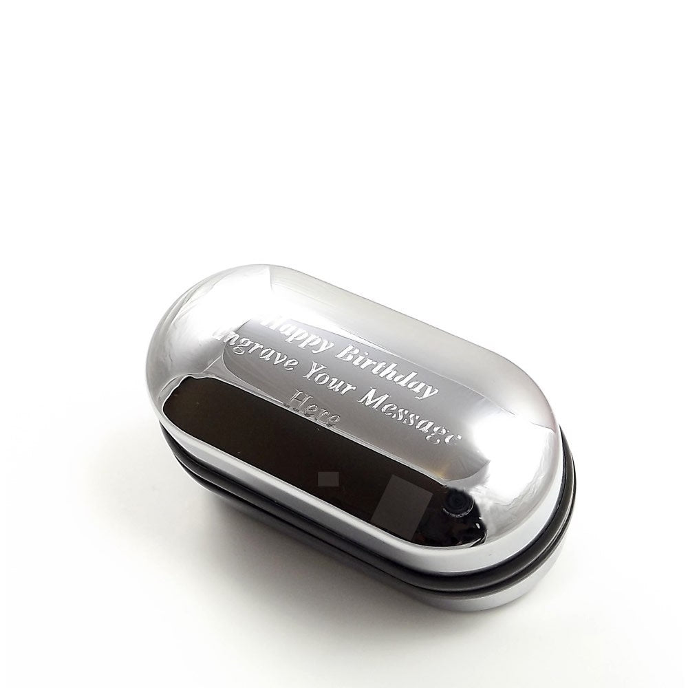 Personalised Silver Darts Cufflinks with Engraved Gift Box | Rhodium Plated Darts Gift | Custom Darts Player Cufflinks