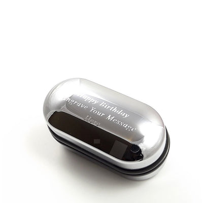 Personalised Silver Darts Cufflinks with Engraved Gift Box | Rhodium Plated Darts Gift | Custom Darts Player Cufflinks