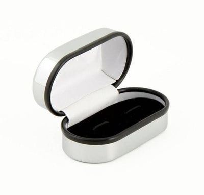 Red Heart Cufflinks & Engraved Gift Box -  Fun Cufflinks, Novelty Cufflink for Men, Quirky Cufflinks, Personalised Cufflinks Box - Love
