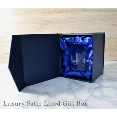 Personalised Whiskey Glass - Engraved Whisky Glasses Personalized Etched Old-Fashioned Drinking Glasses - Groomsman Gift, Birthday Gift