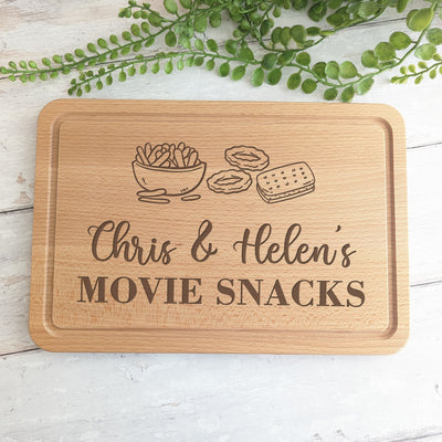 Personalised CheeseBoard Engraved Wooden Cutting Boards - Chopping Board for Cheese or Snacks