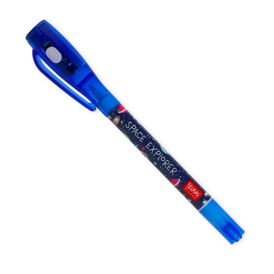 Legami Invisible Ink 3-in-1 Magic Space themed Pen with UV Light - Legami Pens, UV Light Pens, Blue Pen, Space Pen, Magic Pen
