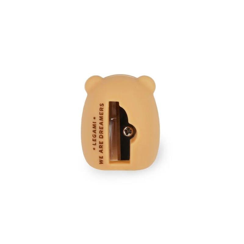 Legami Mini Friends Teddy Bear Pencil Sharpener, Teddy Pencil Sharpener, Pencil Sharpener, Legami Teddy Bear Stationery, Cute Sharpener