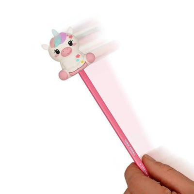 Legami Light-up Unicorn Pencil Sharpener With Container - Sharpening is Magic - Unicorn, Unicorn Pencil Sharpener, Legami Unicorn Stationery