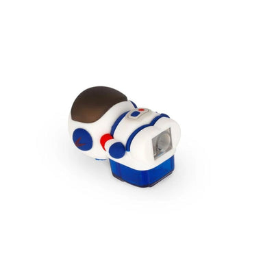 Legami Light-up Space Pencil Sharpener With Container - Sharpening is Magic - Space, Astronaut Pencil Sharpener, Legami Space Stationery