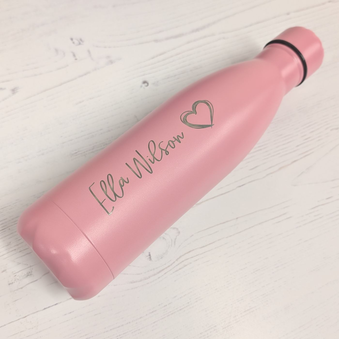 Personalised Water Bottle - Engraved Insulated Metal Bottle 500ml