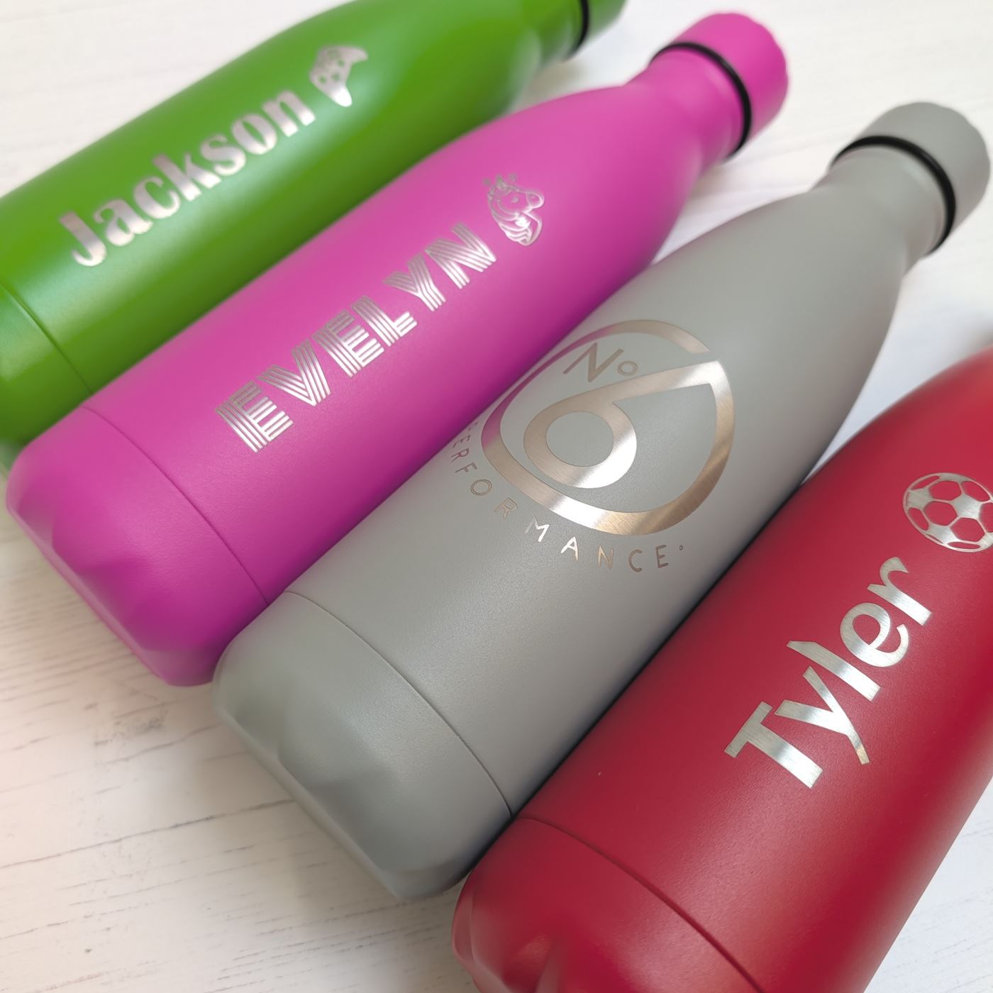 Personalised Water Bottle - Engraved Insulated Metal Bottle 500ml