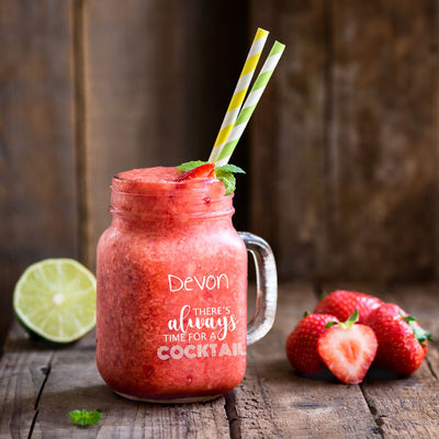 Personalised Mason Jar - Always Time For A Cocktail