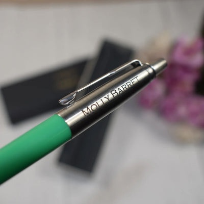 Personalised Originals Green Parker Jotter Pen