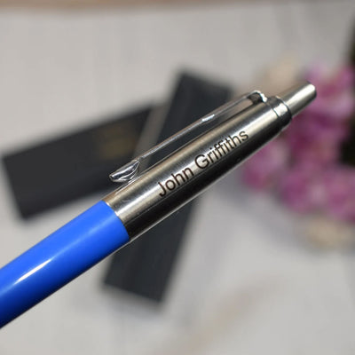 Personalised Originals Blue Parker Jotter Ballpoint Pen
