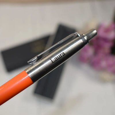 Personalised Originals Orange Parker Jotter Pen