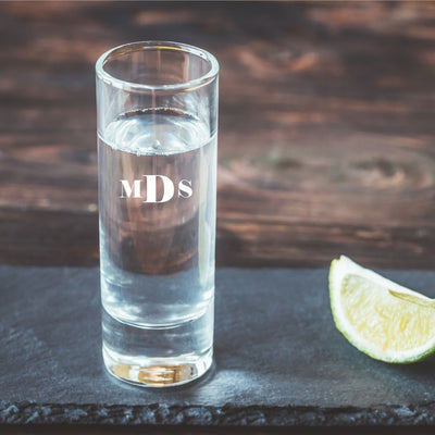 Engraved Shot Glass - Initials