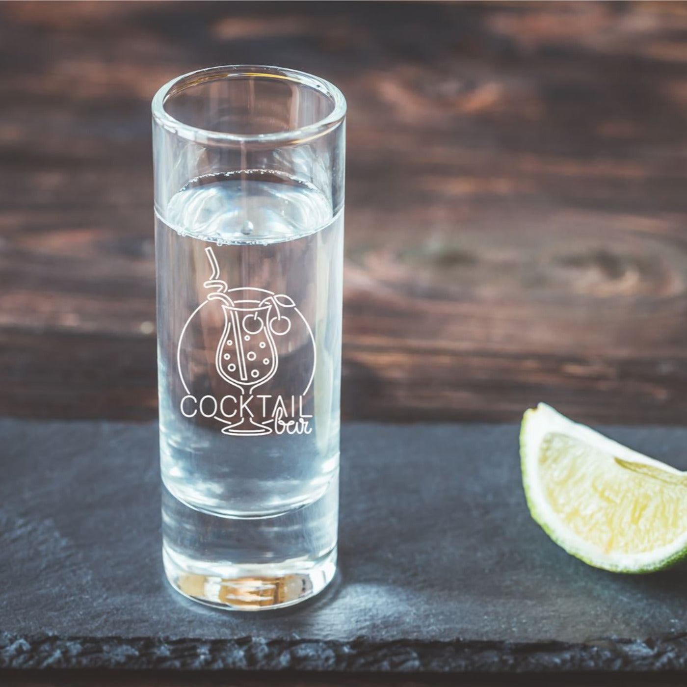 Engraved Shot Glass - Customised Logo