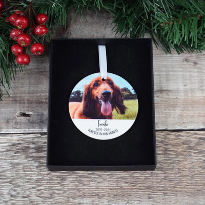 Personalised Christmas Bauble - Dog Memorial Bauble