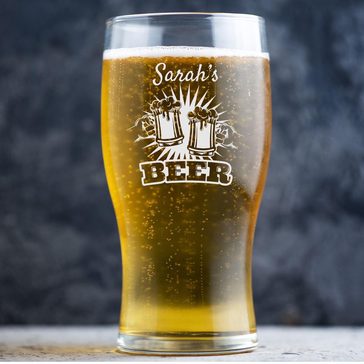 Personalised Beer Glass Classic Design - Beer Stein Design