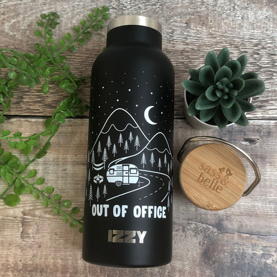 Personalised Metal Water Bottle - Out of Office