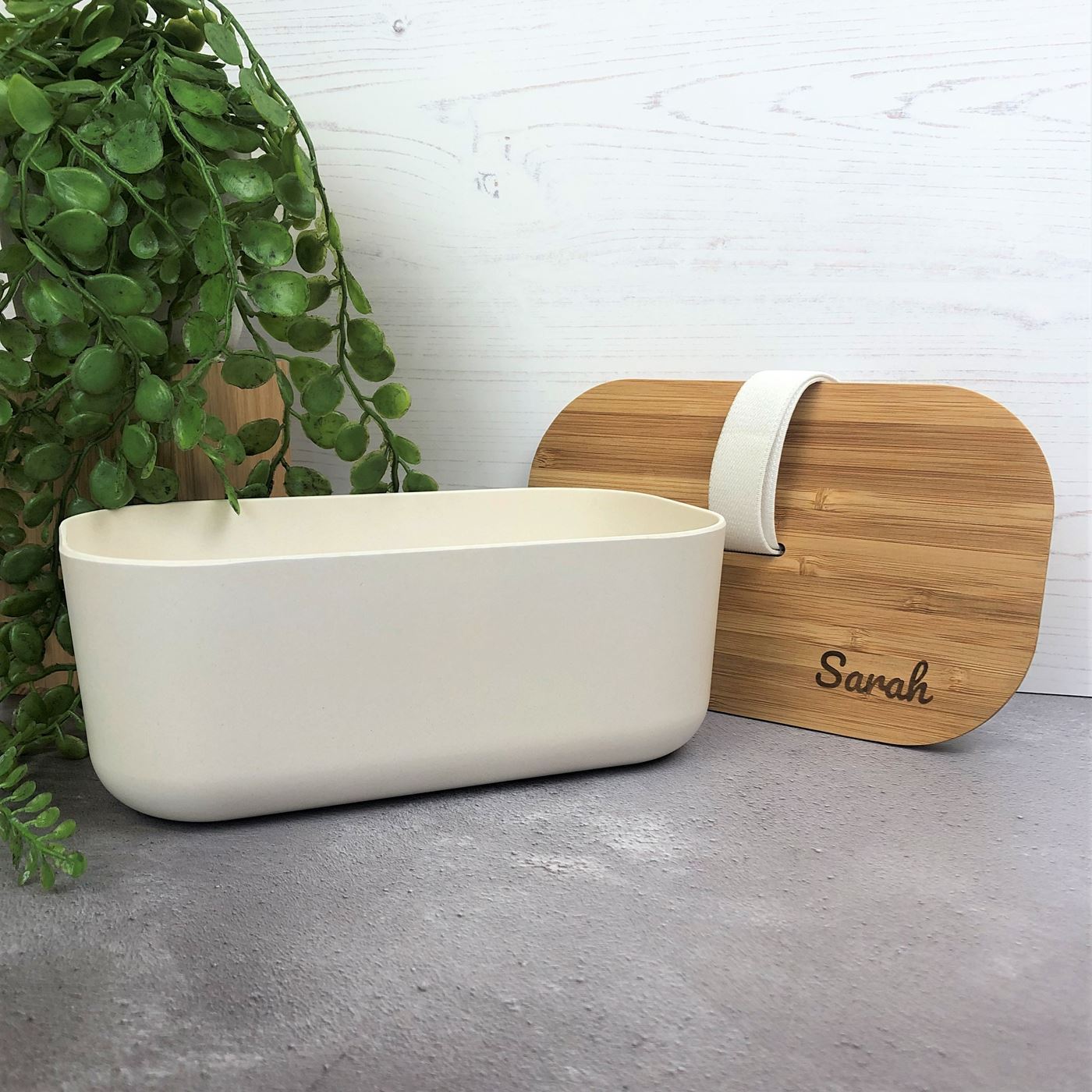 Personalised Bamboo Lunch Box