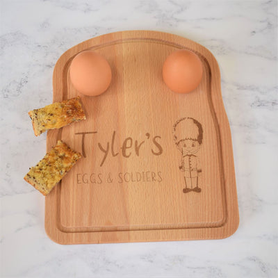 Personalised Egg & Toast Breakfast Board - Solider