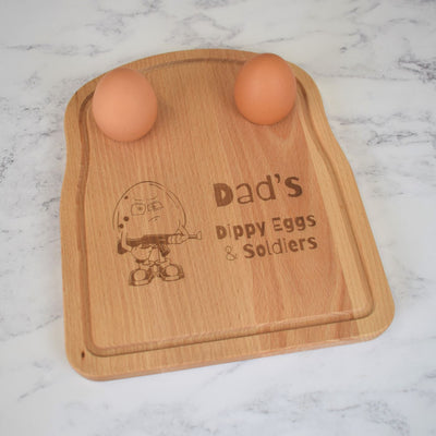 Personalised Egg & Toast Breakfast Board - Army