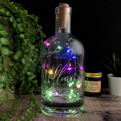 Personalised Wedding Spirit Bottle - 700ml