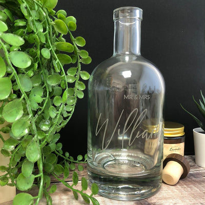 Personalised Wedding Spirit Bottle - 700ml