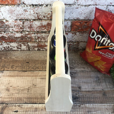 Personalised Wooden Beer Carrier - Daddy's Football Beer
