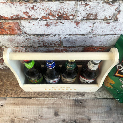 Personalised Wooden Beer Carrier - The World's Best