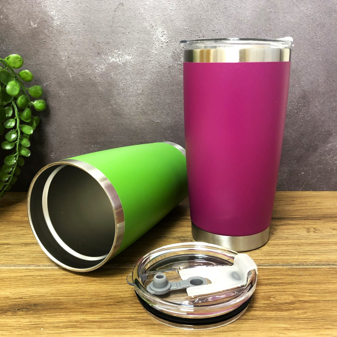 Personalised Travel Mug Metal Coffee Hot or Cold 500ml