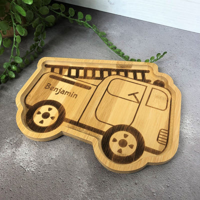 Personalised Tiger Bamboo Kids - Fire Engine