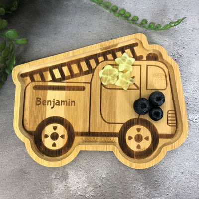 Personalised Tiger Bamboo Kids - Fire Engine