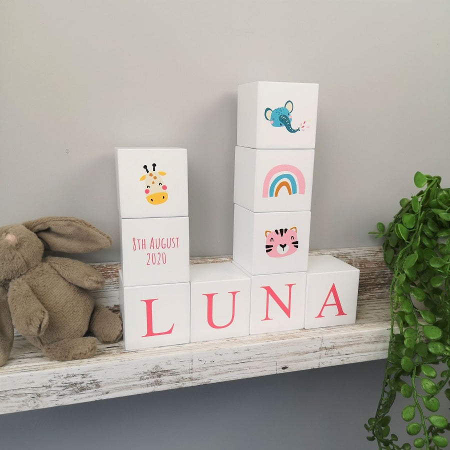 Letter Giant Baby Shower Blocks Letter Blocks Custom Baby Blocks