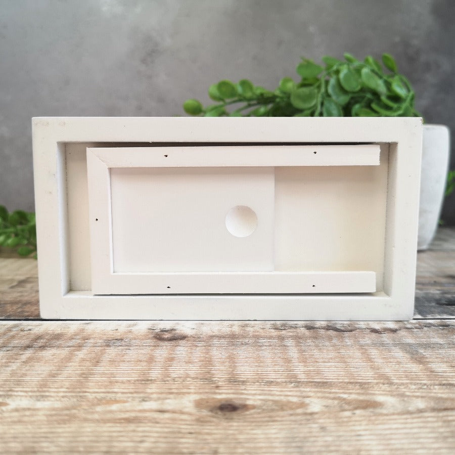 Personalised Solid Wood Luxury Money Box With Rainbow