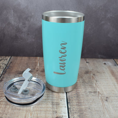 Personalised Travel Mug Metal Coffee Hot or Cold 500ml