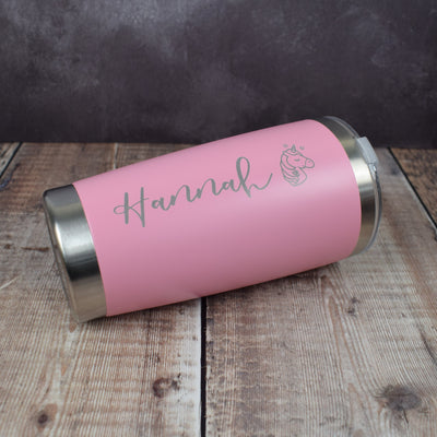 Personalised Travel Mug Metal Coffee Hot or Cold 500ml