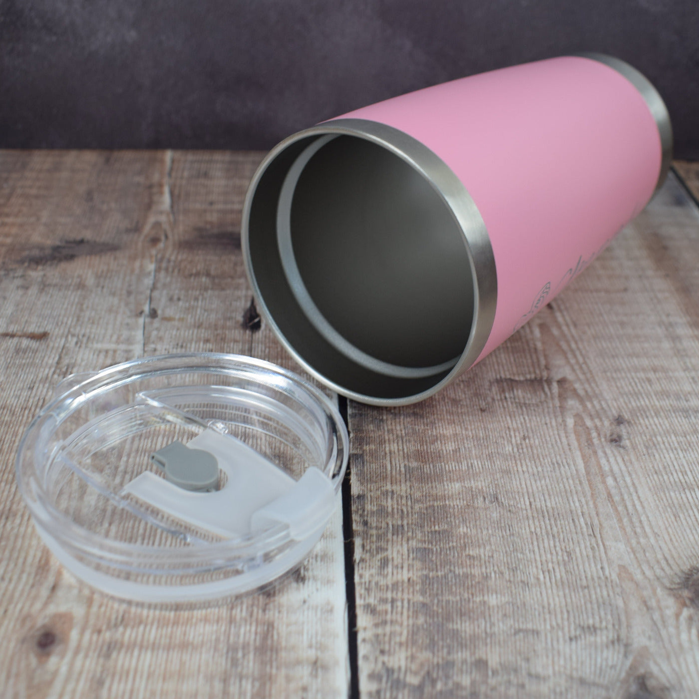 Personalised Travel Mug Metal Coffee Hot or Cold 500ml