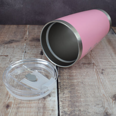 Personalised Travel Mug Metal Coffee Hot or Cold 500ml