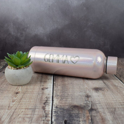 Personalised Stainless Steel Double Wall Flask Bottle
