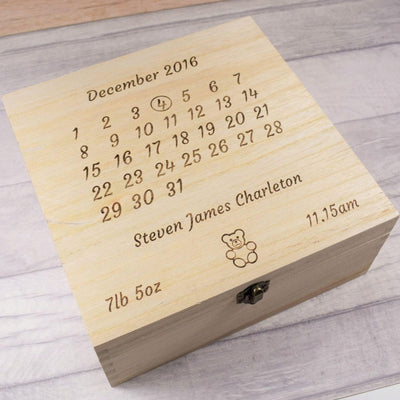 New Baby Keepsake Box - Memory Box, New Mother, Christening Gift
