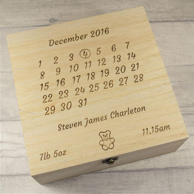 New Baby Keepsake Box - Memory Box, New Mother, Christening Gift