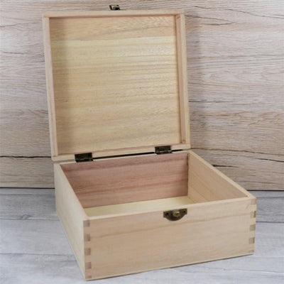 Personalised, Engraved Wooden Keepsake Box - Couples Initials with Heart