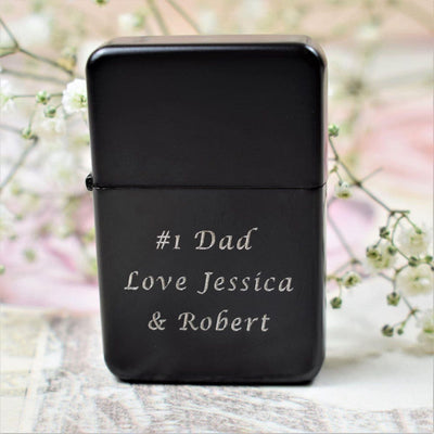 Personalised Lighter In Matte Black - Wedding, Best Man, Usher Gifts