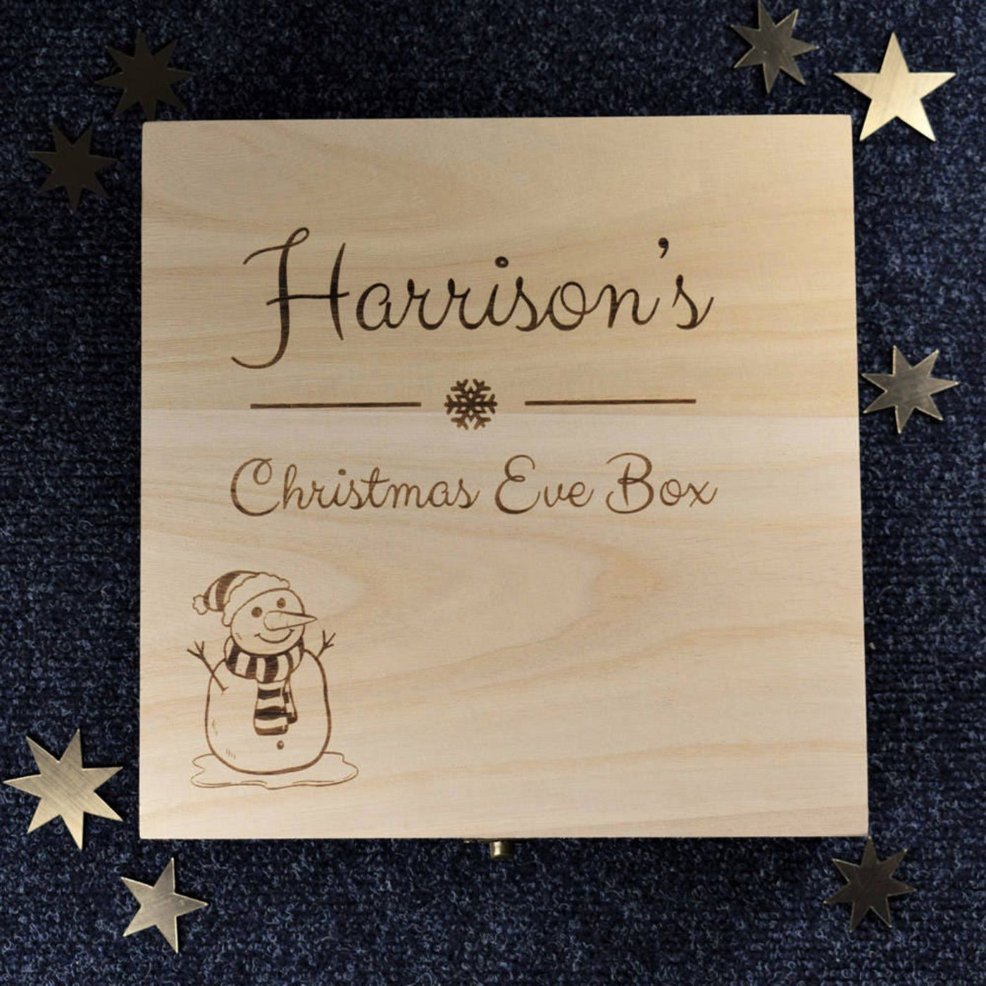 Christmas Eve Box - Festive Snowman Design