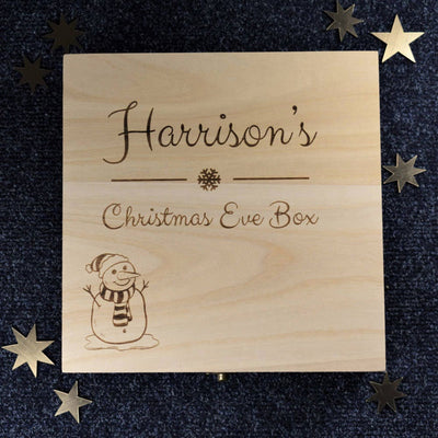 Christmas Eve Box - Festive Snowman Design