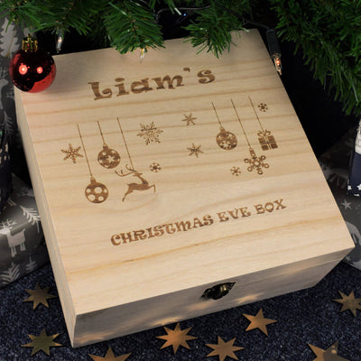 Christmas Eve Box - Hanging Bauble Design