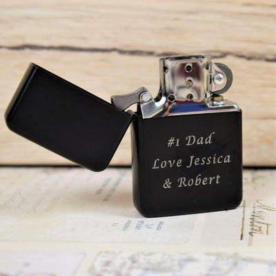 Personalised Lighter In Matte Black - Wedding, Best Man, Usher Gifts