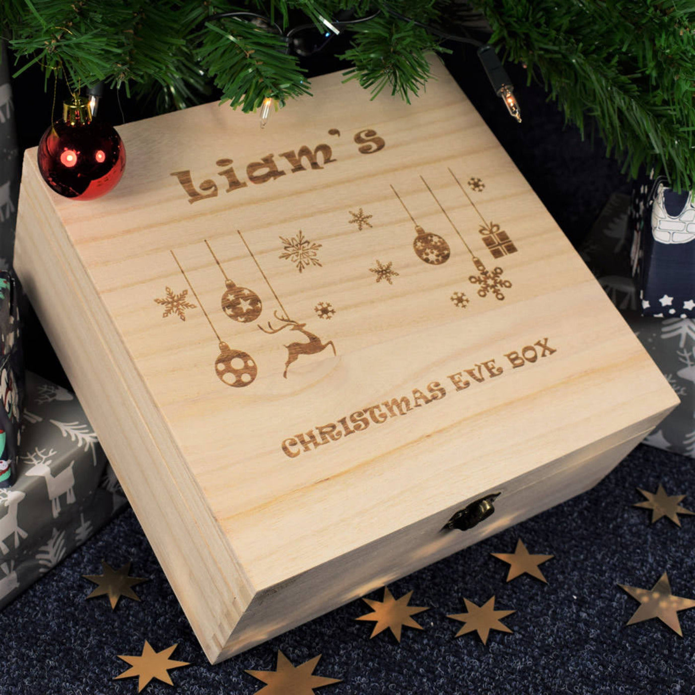 Christmas Eve Box - Hanging Bauble Design