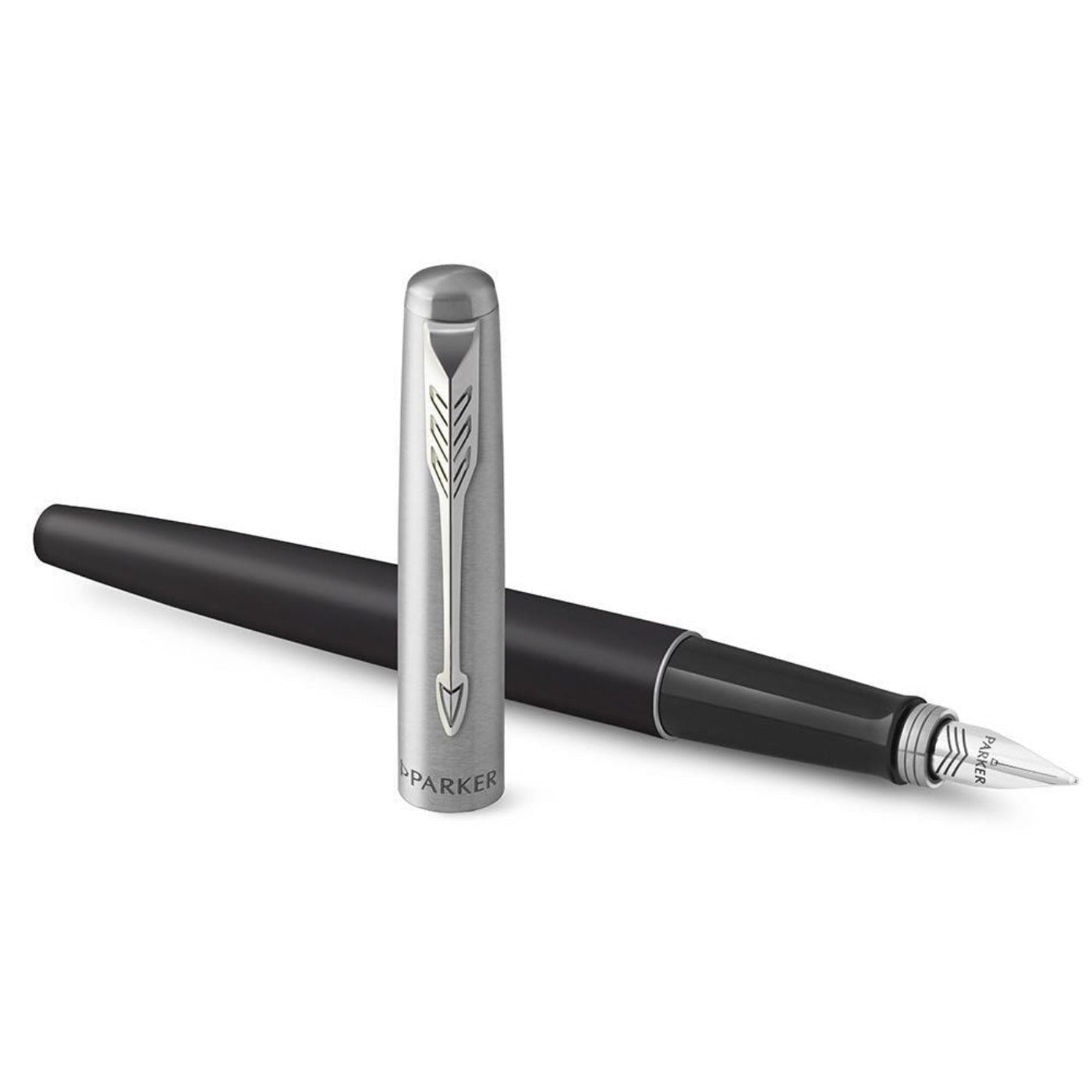 Engraved FOUNTAIN PEN Parker Jotter 'Bond Street' Black Personalised Pen