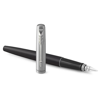 Engraved FOUNTAIN PEN Parker Jotter 'Bond Street' Black Personalised Pen