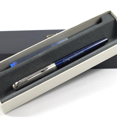 Engraved Fountain Pen Parker Jotter 'Royal Blue' FOUNTAIN PEN