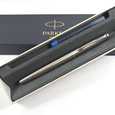 Personalised, Engraved Parker Jotter Stainless Steel FOUNTAIN PEN